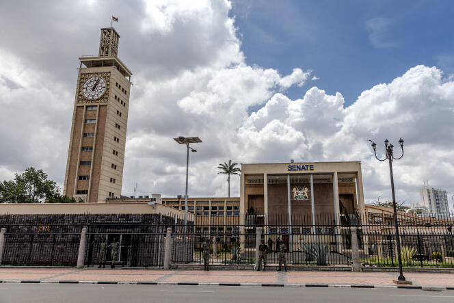Los edificios del Parlamento de Kenia en Nairobi, 9 de noviembre de 2023.